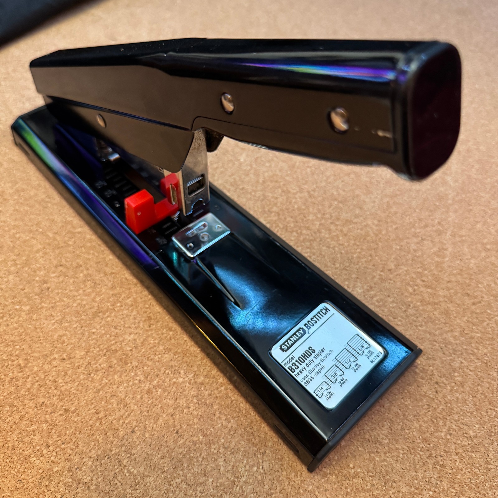 Includes: The stapler pictured. No staples provided. Ready for immediate use.
