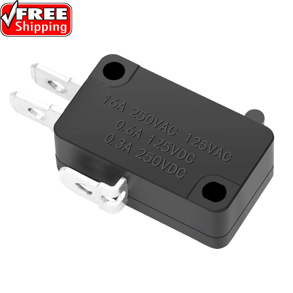 125V/250V 16A SPDT Snap Action Button Micro Limit Switch for Microwave Oven Door