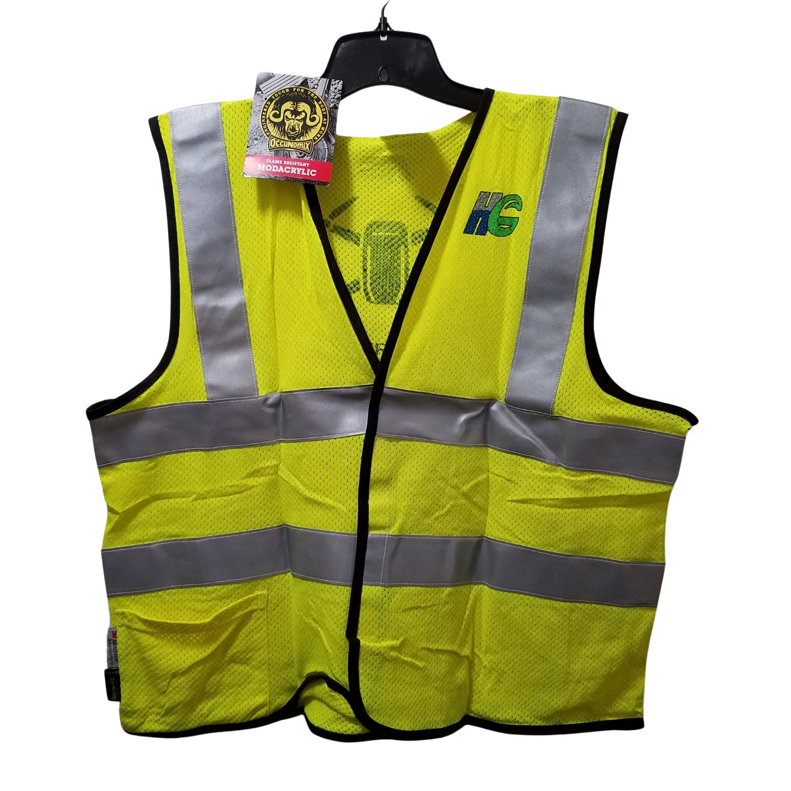 OccuNomix Flame Resistant Modacrylic Safety Vest Medium ANSI FAA Drone Pilot