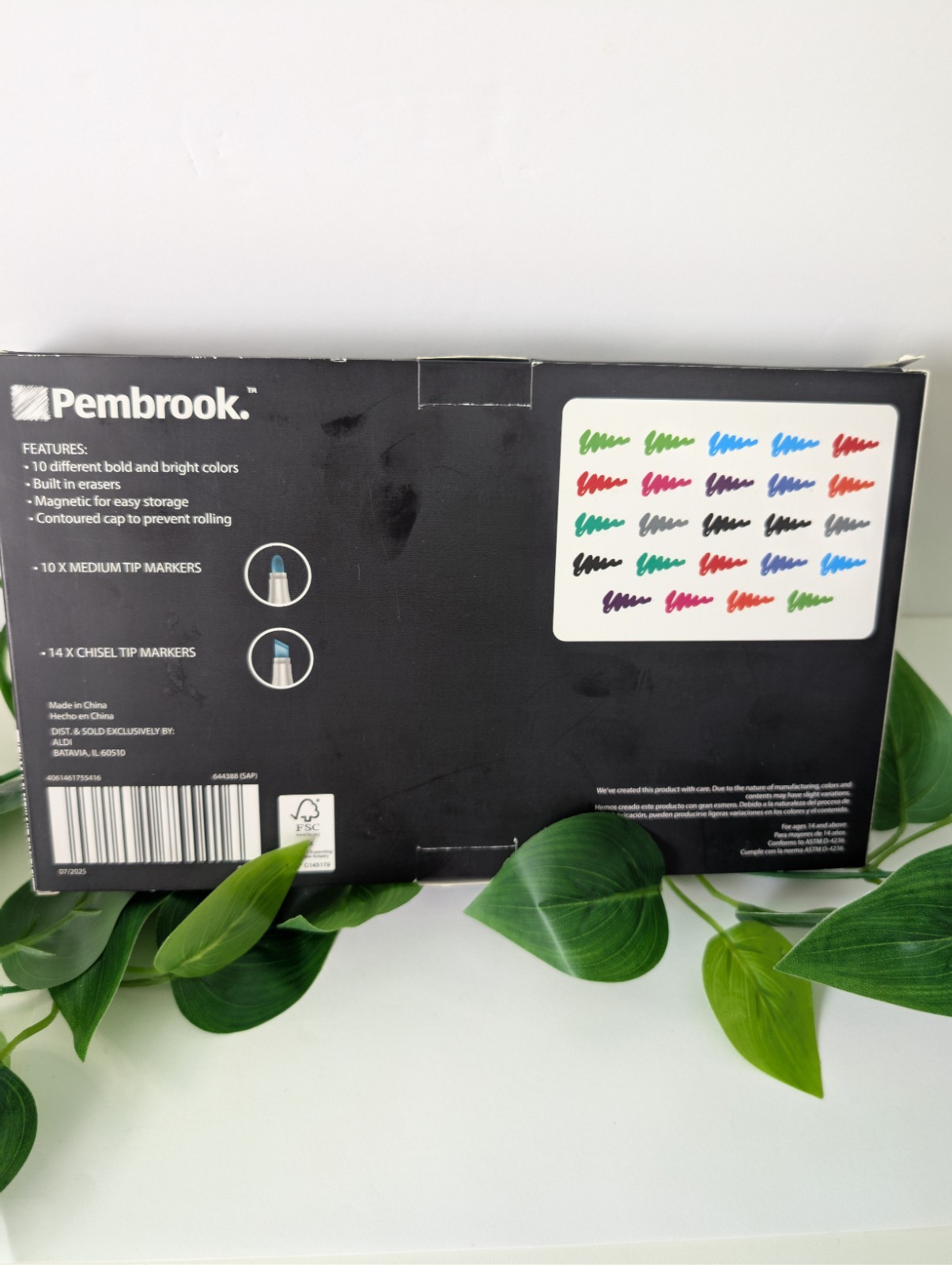 Pembrook Dry Erase Markers Chisel Tips