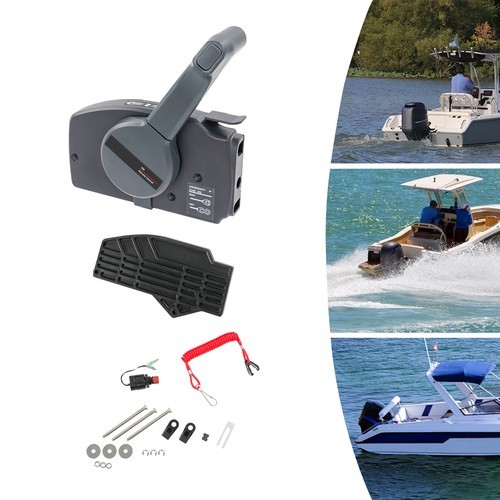 9.06*5.12*6.3in Side Or Handlebar MountOutboard Remote Control Box Remote Start