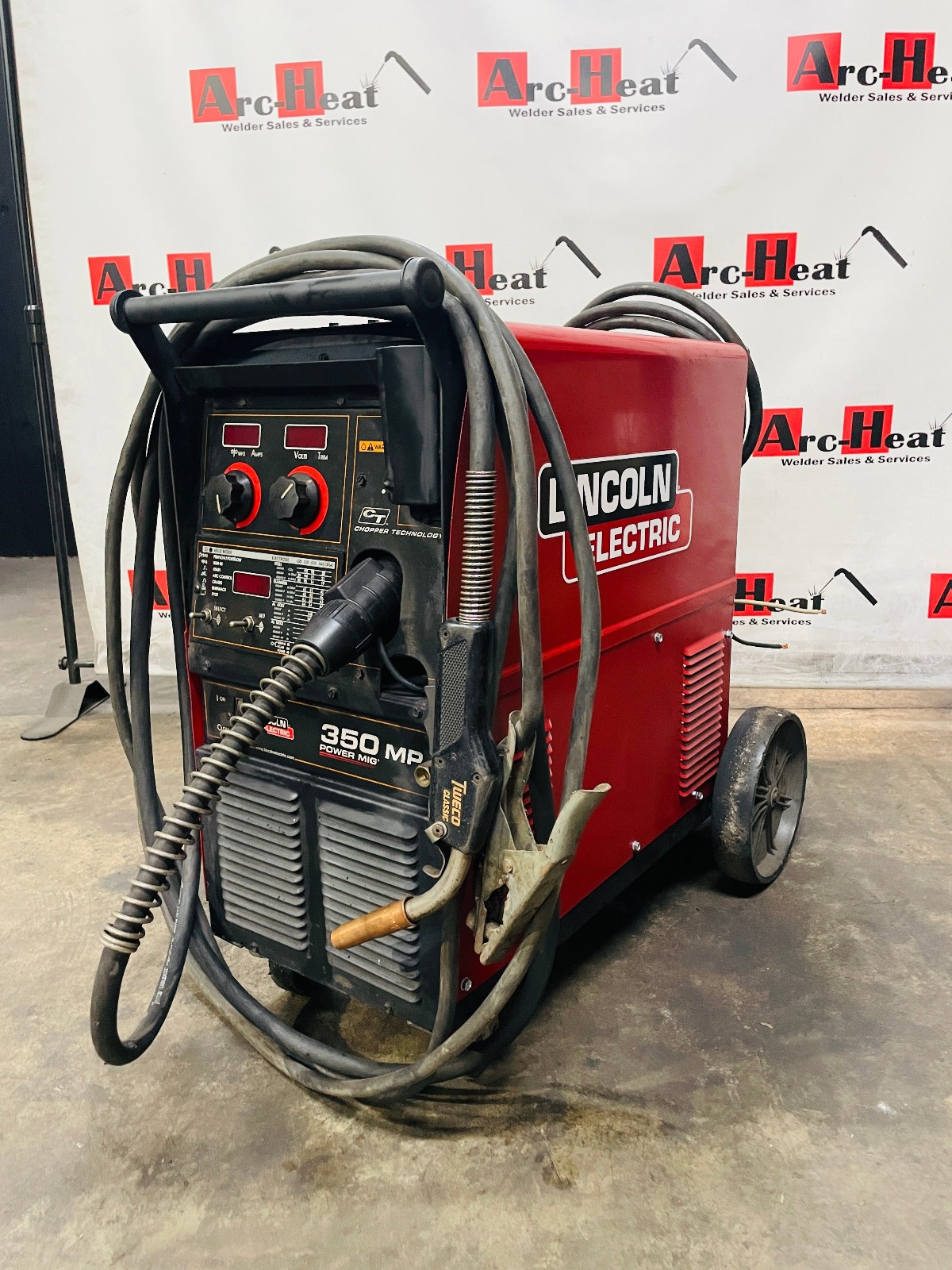 LINCOLN POWERMIG 350MP MIG WELDER