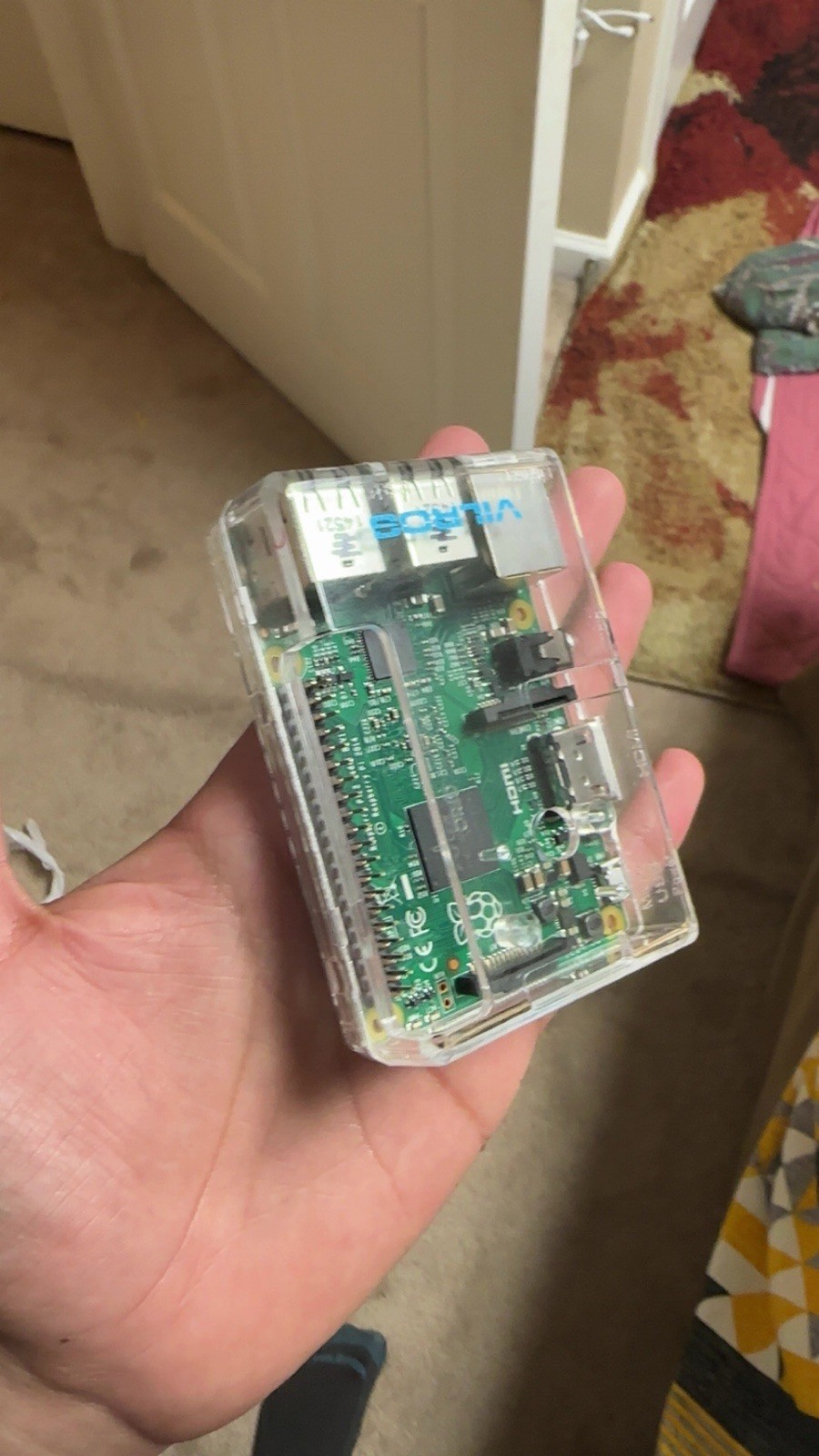 Vilros Raspberry Pi 3 Model B SBC w/ Case, 1GB RAM, ARM, HDMI USB GPIO