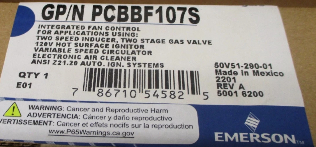 Goodman PCBBF107S Ignition Control Board Hsi 2 Stage – 594463,