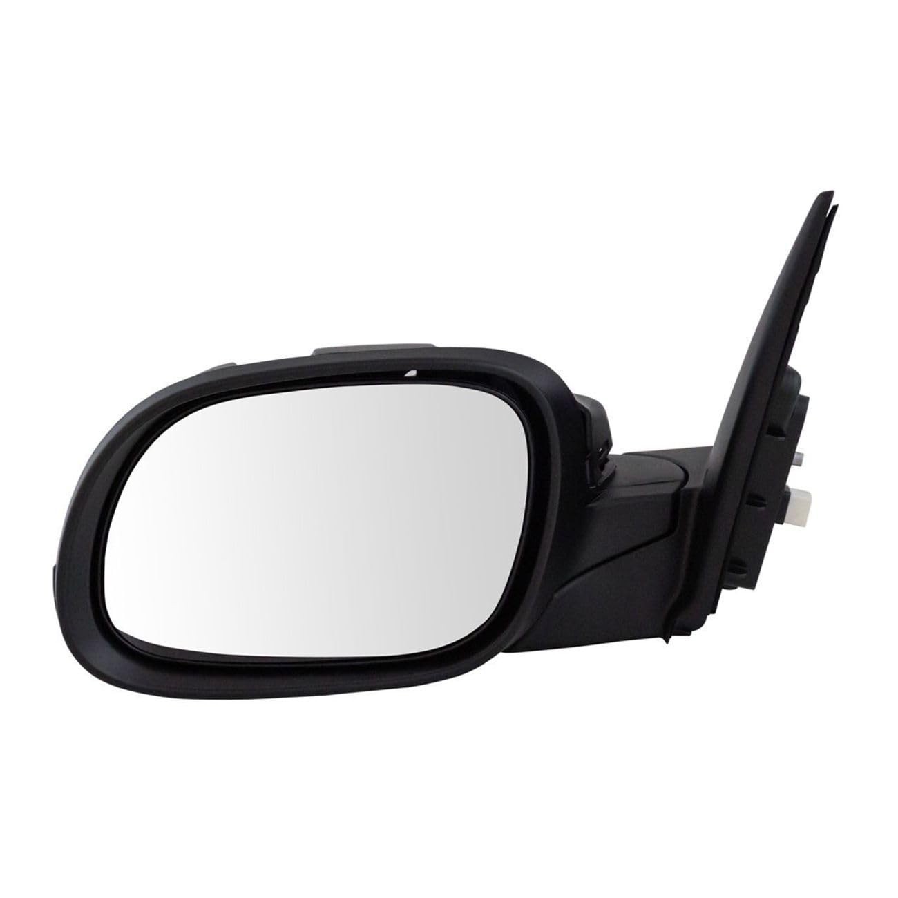 Left Driver Power Mirror Black Paintable Manual Flat Glass 3-Pin Kia Soul 14-18