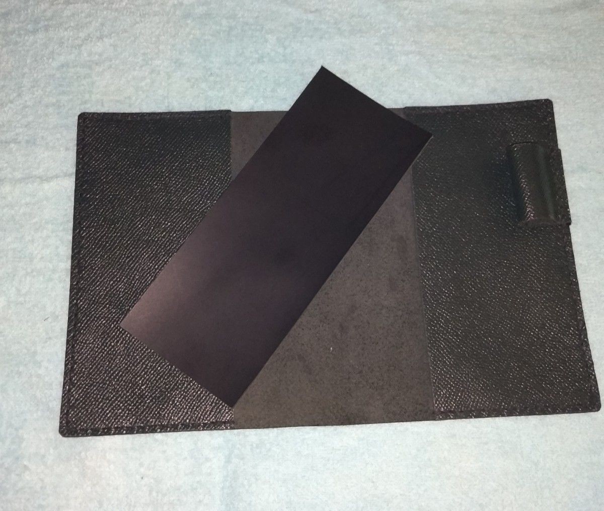Dark Green Leather A6 Notebook Cover for Hobonichi & Paperbacks Used