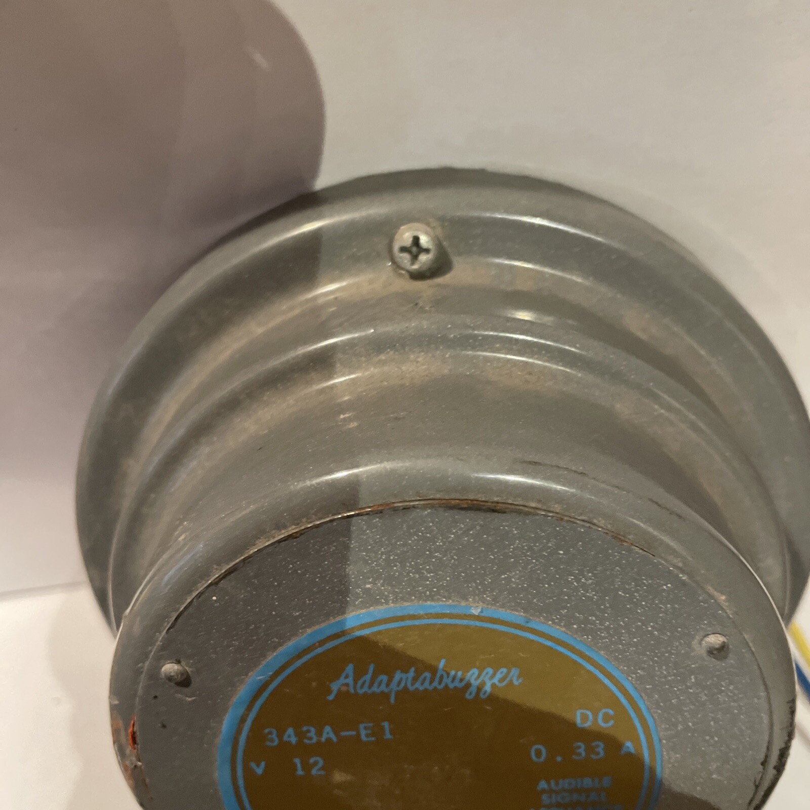 Adaptabuzzer Audible Signal Appliance – Device – Alarm 343A-E1 – 12V DC 0.33 A