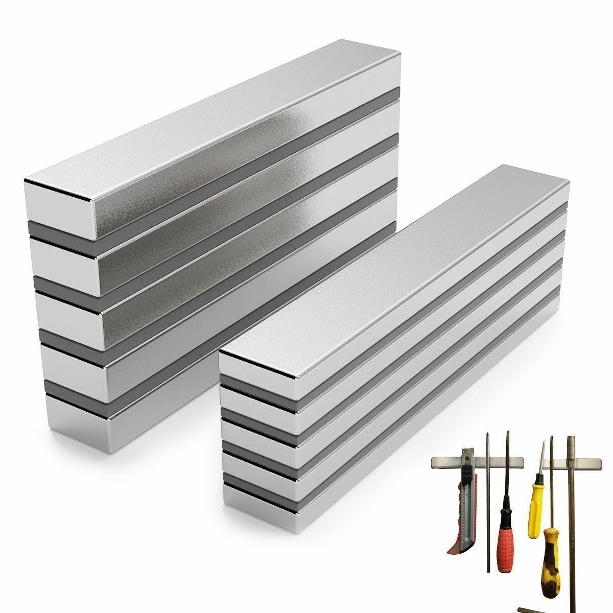 Lot10-50 N52 Strong Neodymium Magnets Rare Earth Lifting Magnets 60x10x5/3mm