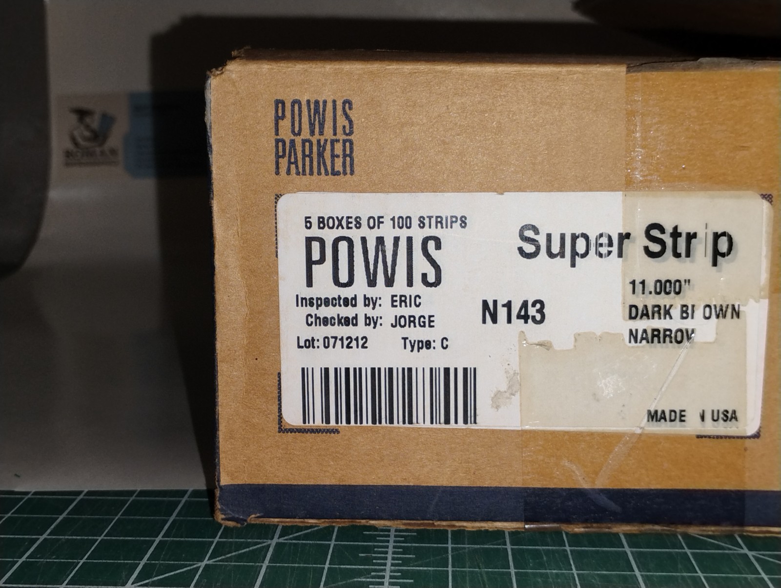 Dark Brown 11″ Narrow Strips