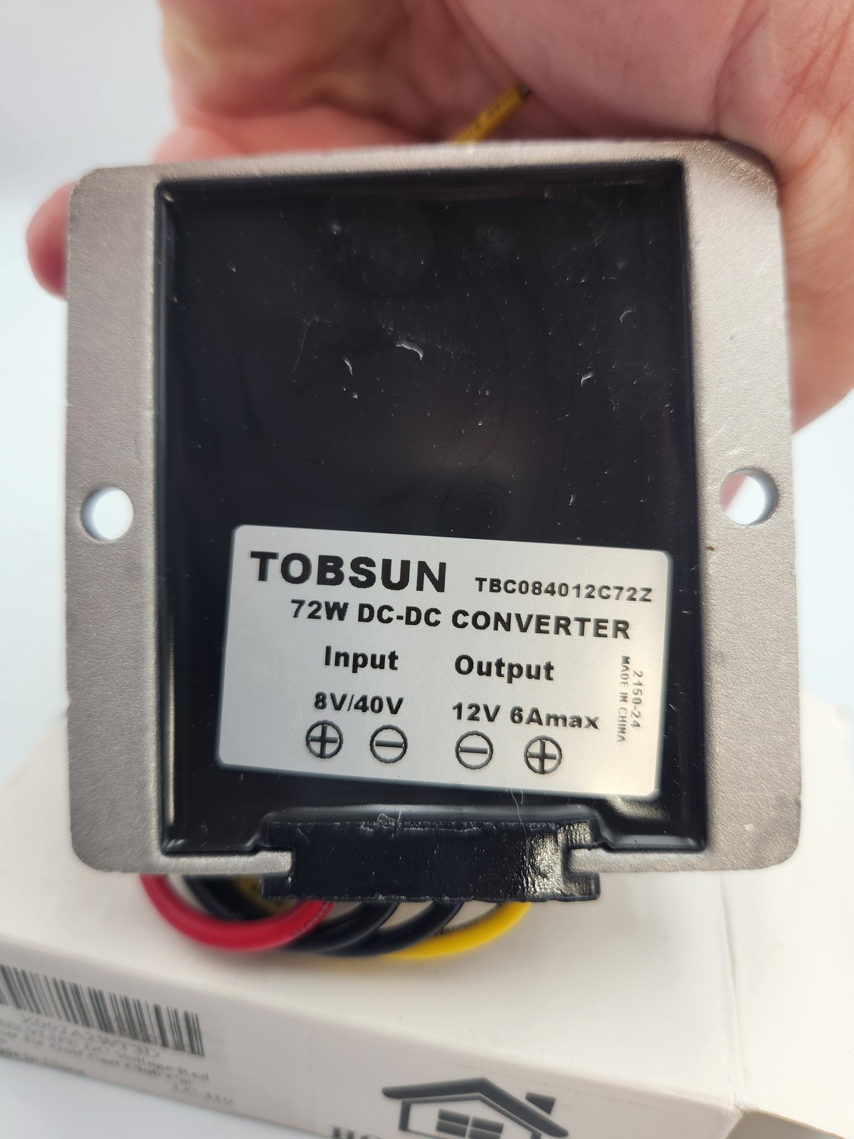 TOBSUN 72W DC-DC Converter 8-40V to 12V 6A Step Down Regulator Module New D3