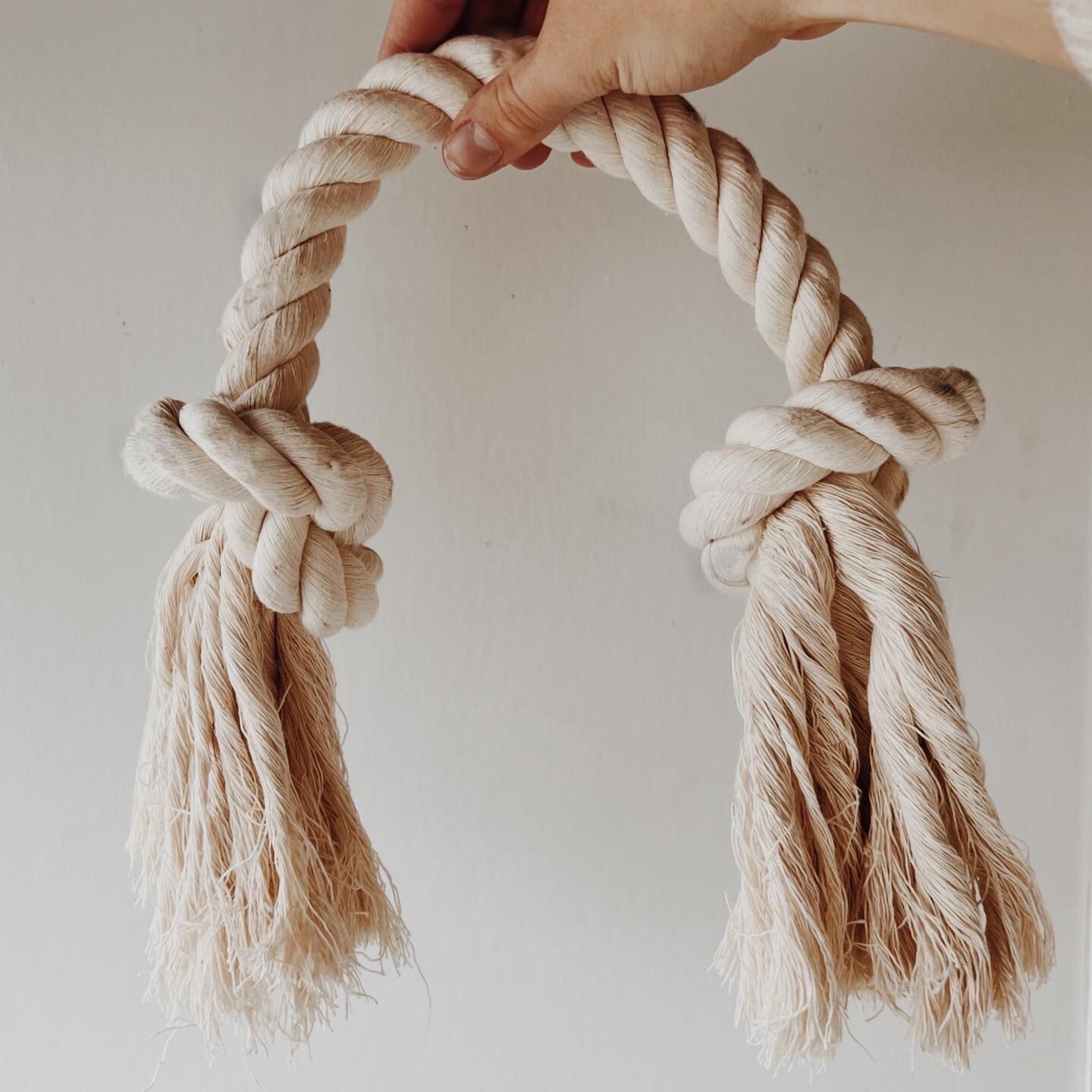 Cotton Rope 100% Natural Twisted Decorative Crafts Arts Pet Toy DIY 3/16 to 1.5″