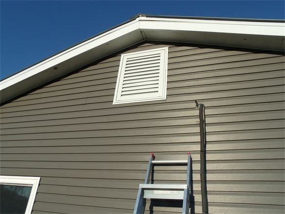 24″ WIDE X 30″ TALL HINGED ALUMINUM GABLE VENT WITH WHITE ENAMEL FINISH