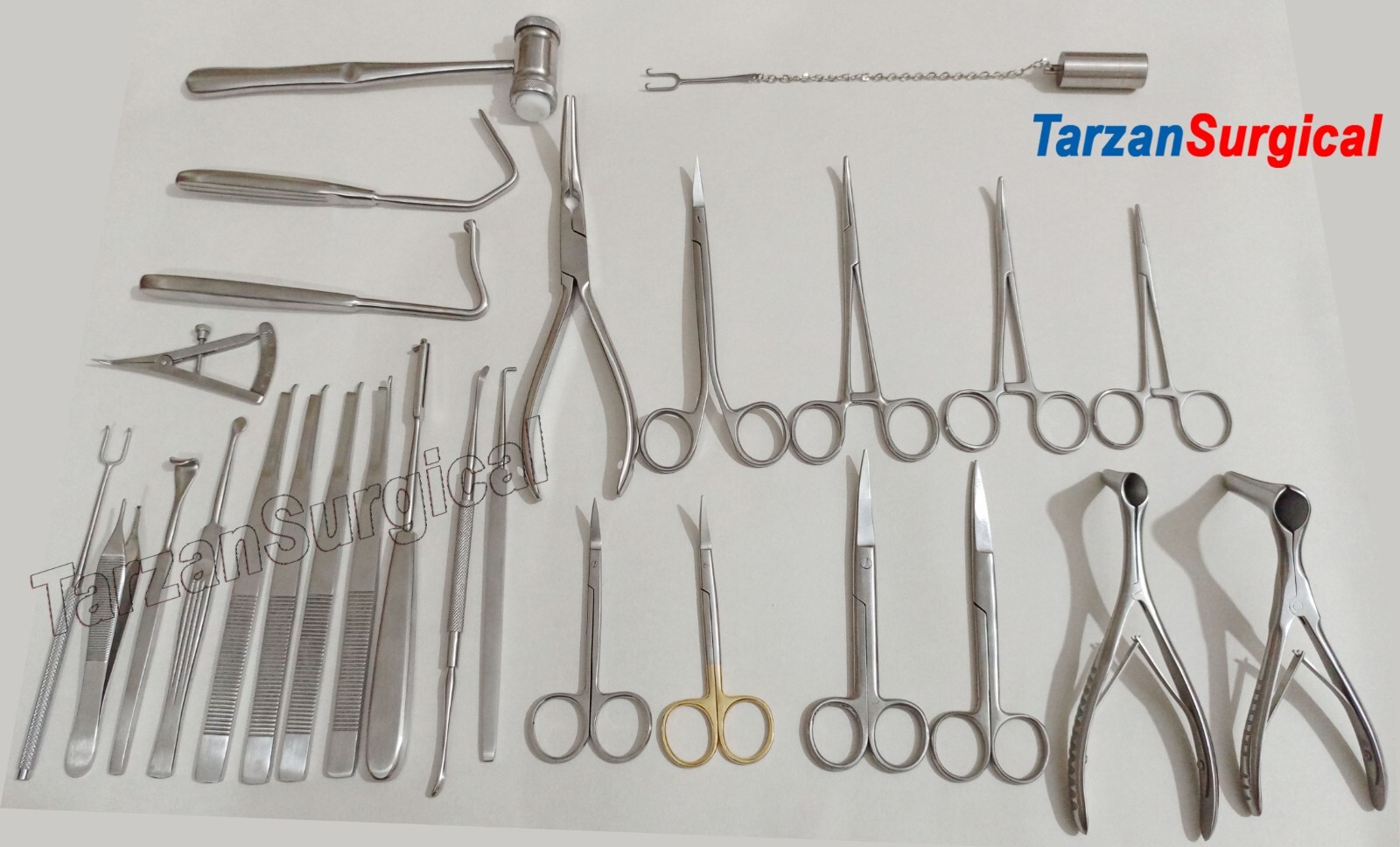 25 PCS Rhinoplasty Instruments Nose Surgery Surgical Instruments