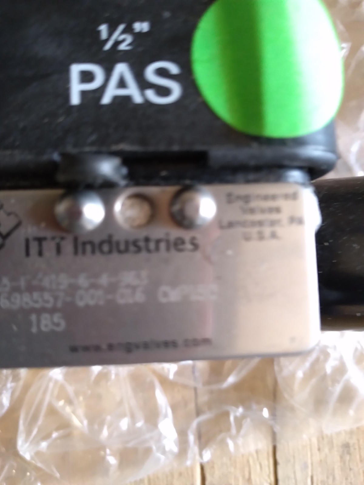 ITT 5-F-419 698557-001-016 Diaphragm Valve Body 5 Inch CWP150 Sanitary Process