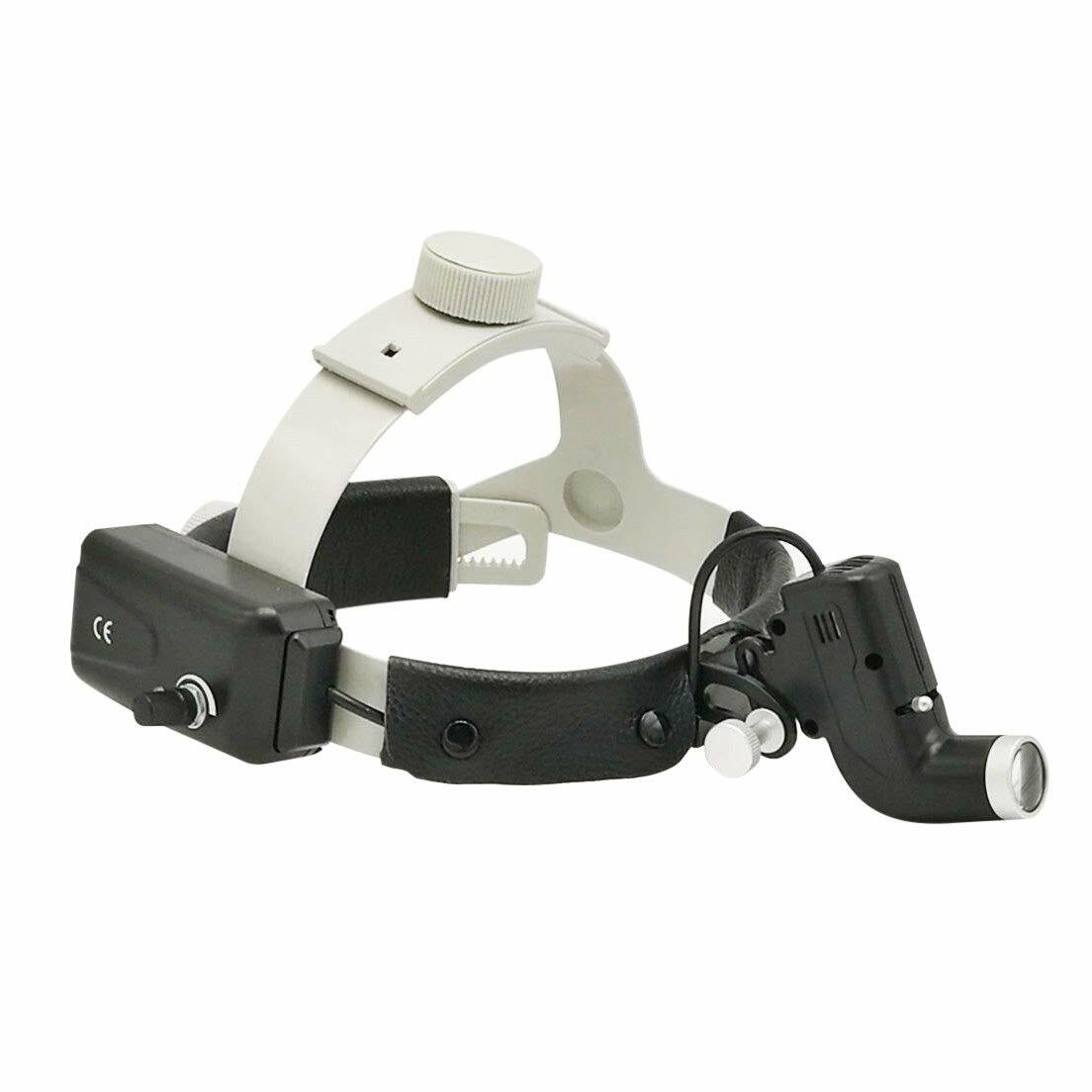 5W Dental Surgical LED Head Light ENT Specific Black with Aluminum Box US STOCK