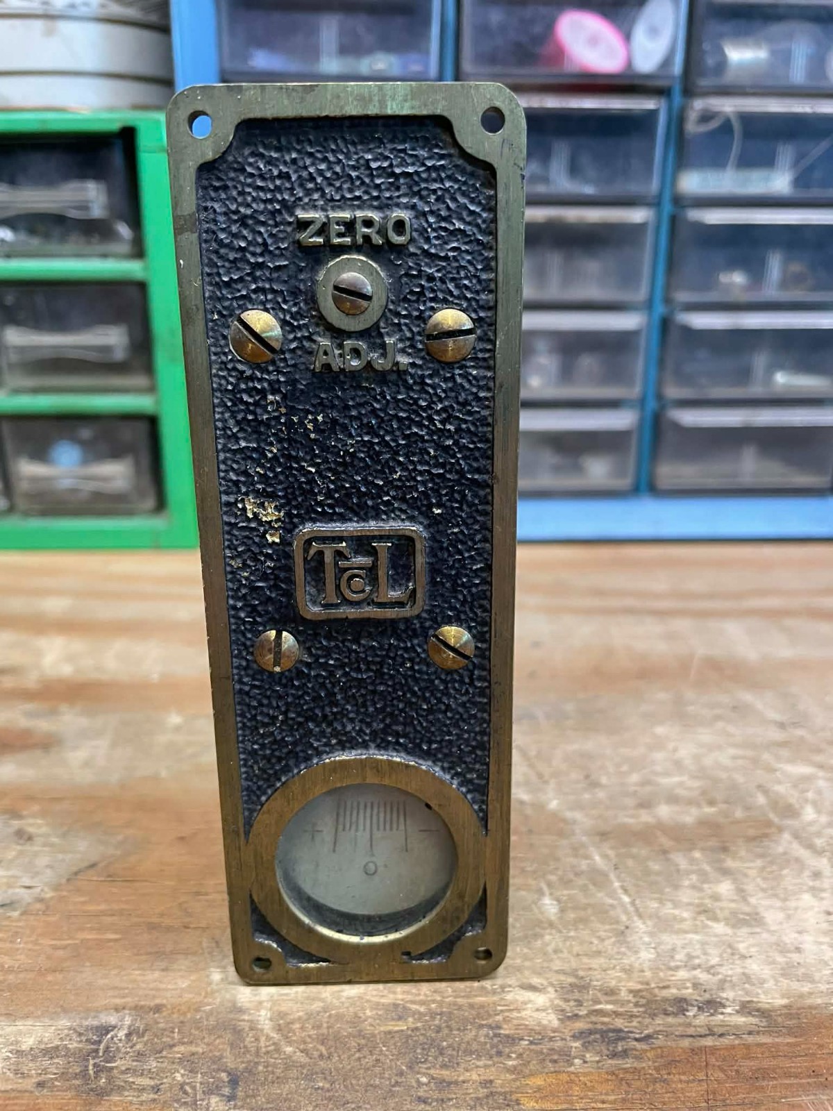Vintage TL or TCL Electrical Instrument Brass Piece Unknow Model MAKE OFFER