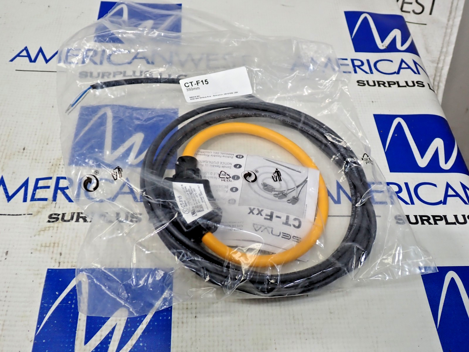 SENVA CT-F15 Transducer 1000V CAT III 600V IV 350mm