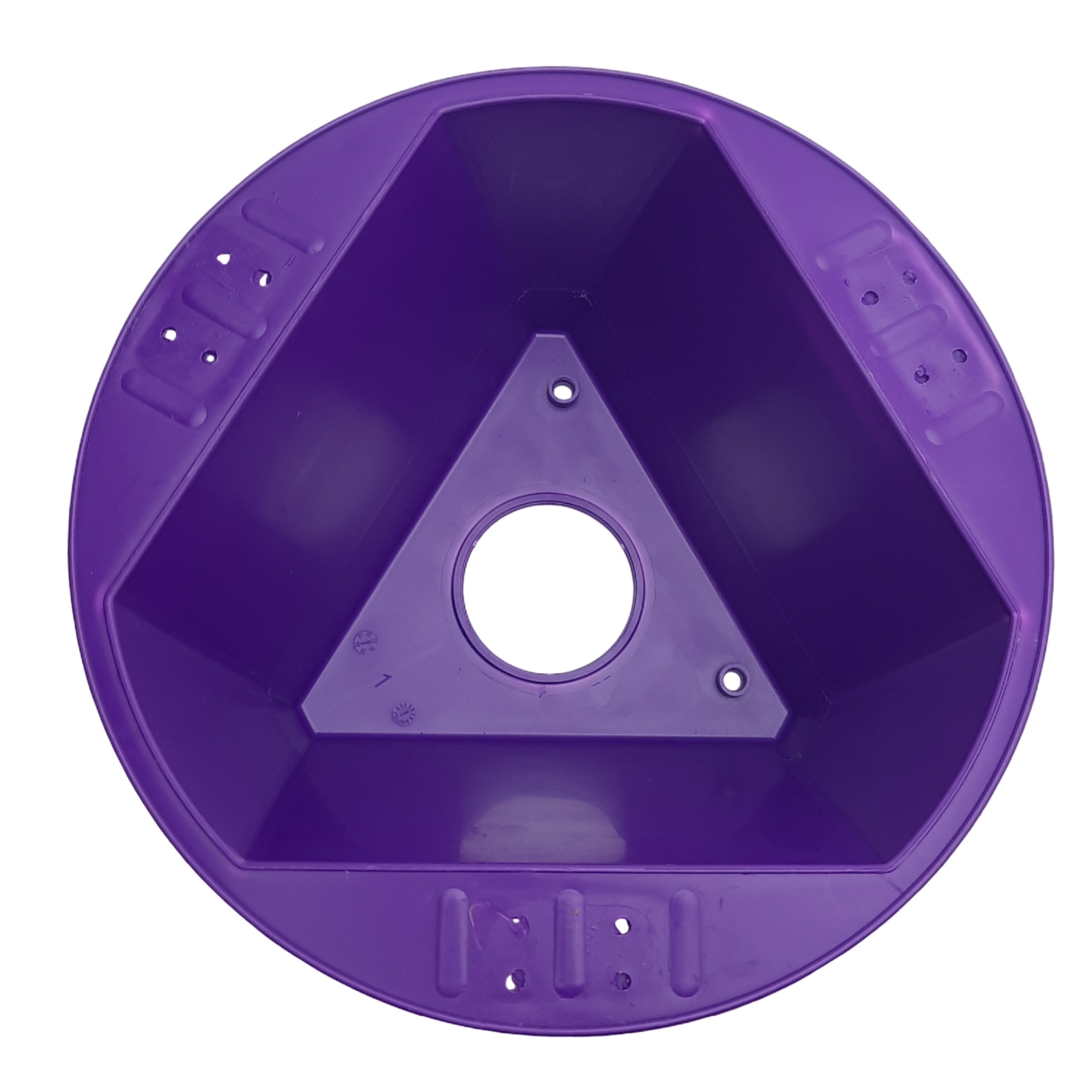 Lot of 4 Uline S-20671P Inventory Control Cone, Purple, 5″ x 10″ x 10″, Magnetic