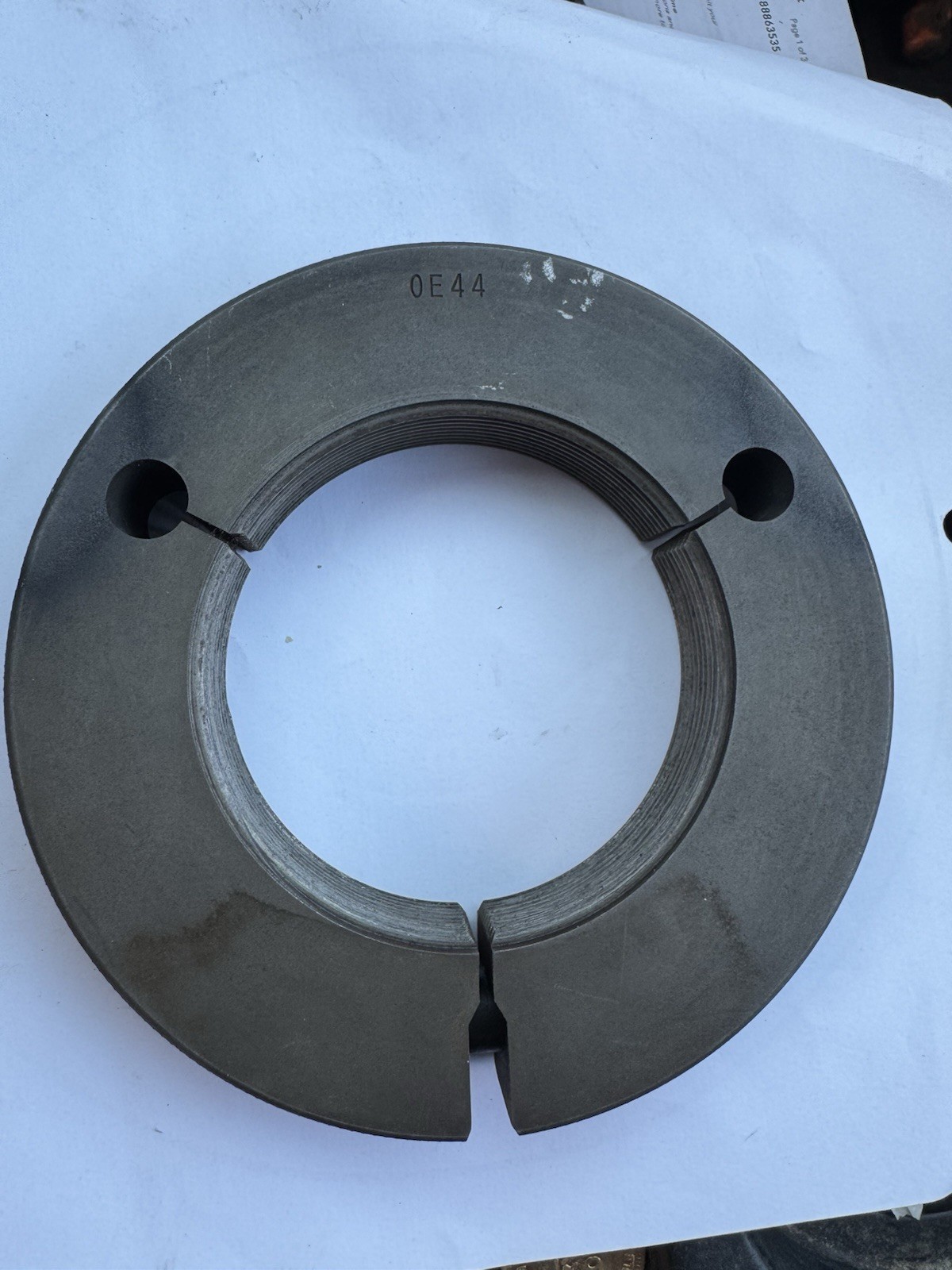 3.000-12 UN-2A Thread Ring Gage Assembly Co. P.D.2. 9440 -GO Machinist Tool