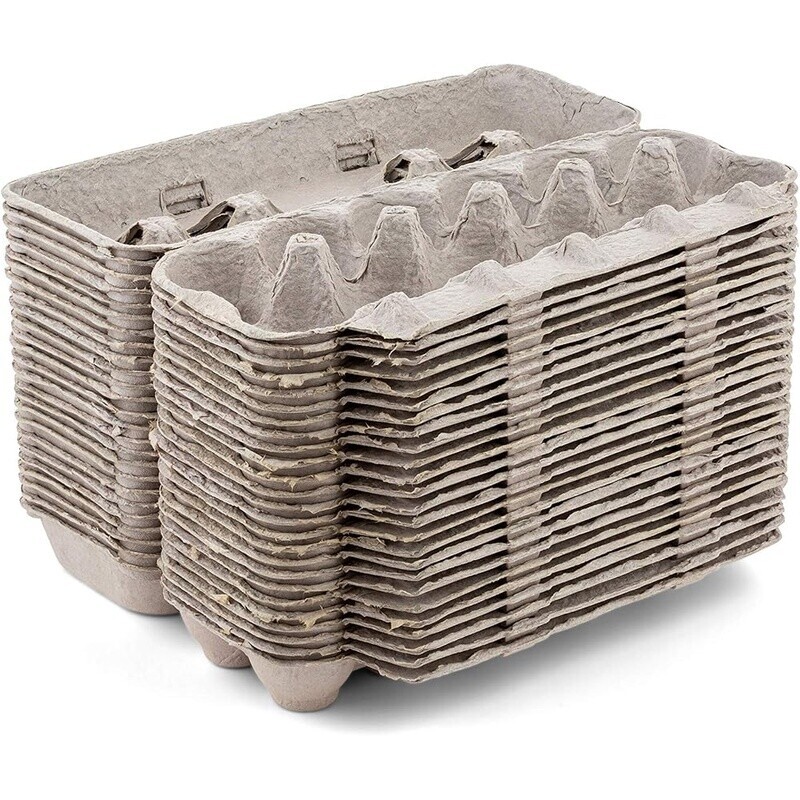 Blank Egg Cartons Bulk Recycled Pulp Holds 12 Perfect Storage Crafts Reusable US