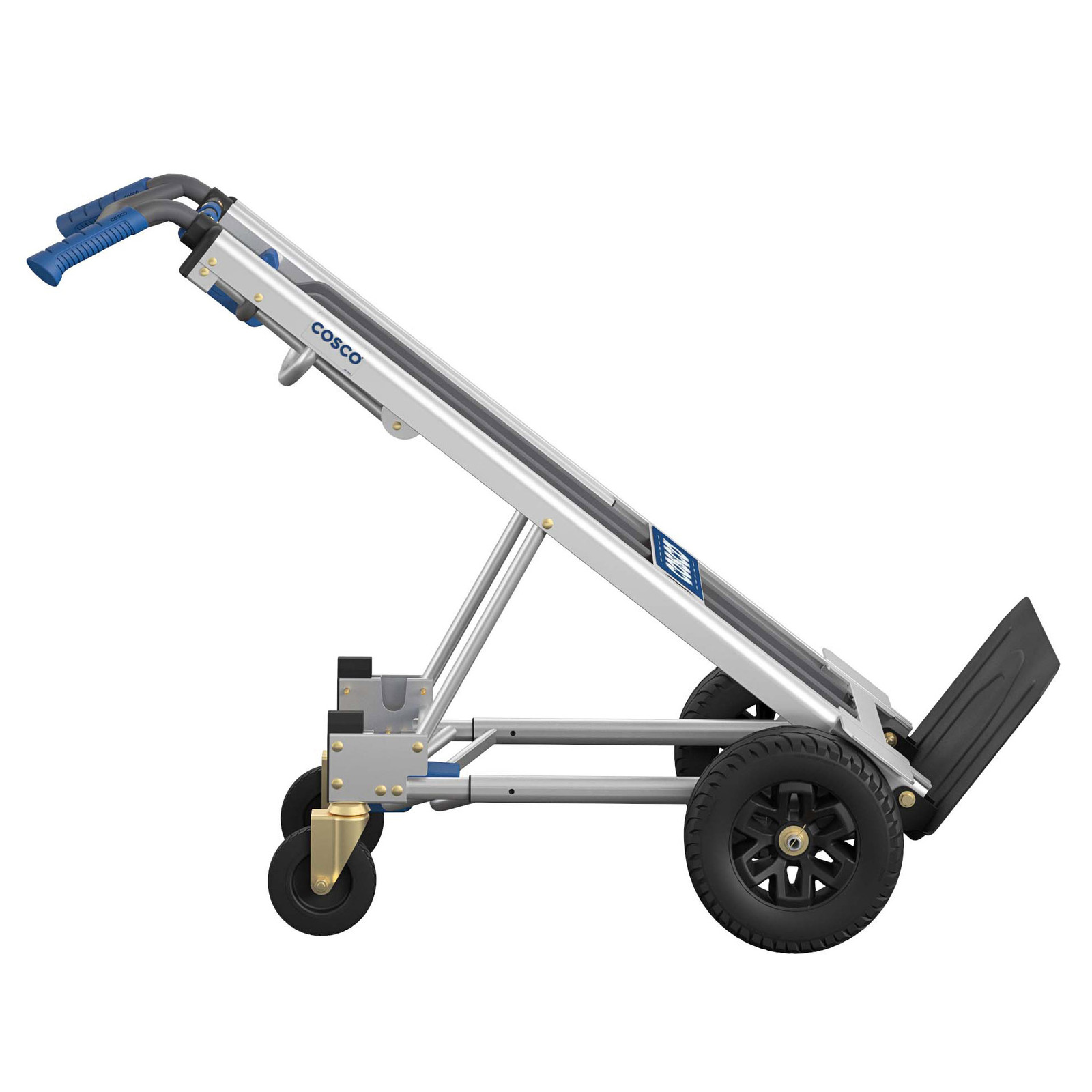 COSCO 5-in-1 Convertible Hand Truck, Position Extendable Handle, Aluminum, NEW