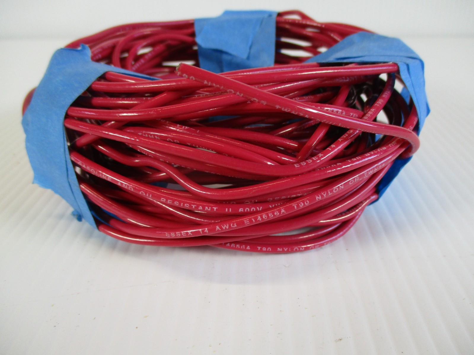 14 AWG Red Solid Copper Wire THHN 600V Essex 50ft Electrical Cable
