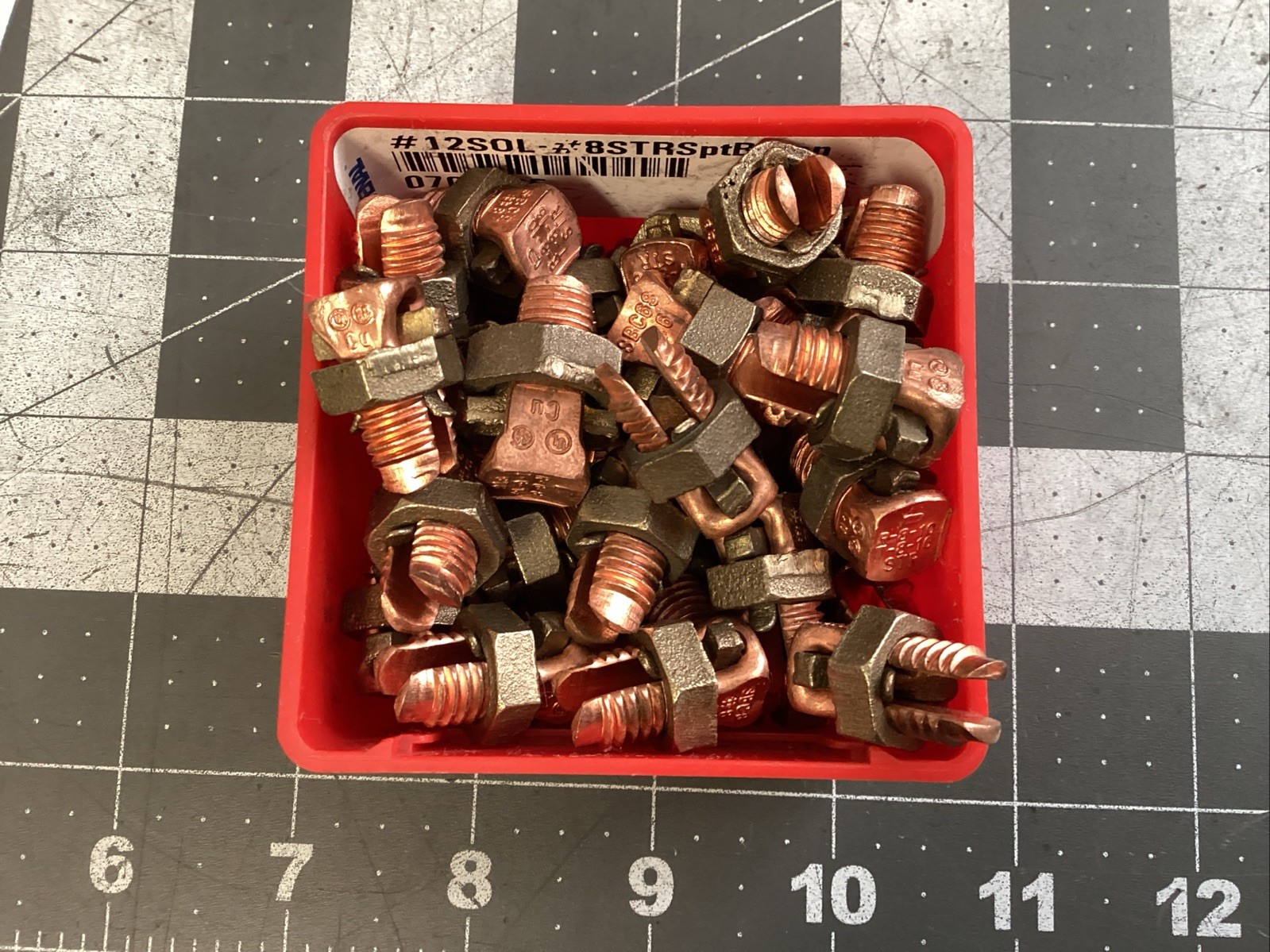 (Lot Of 43) R-8-10 Split Bolts (LPW45C)