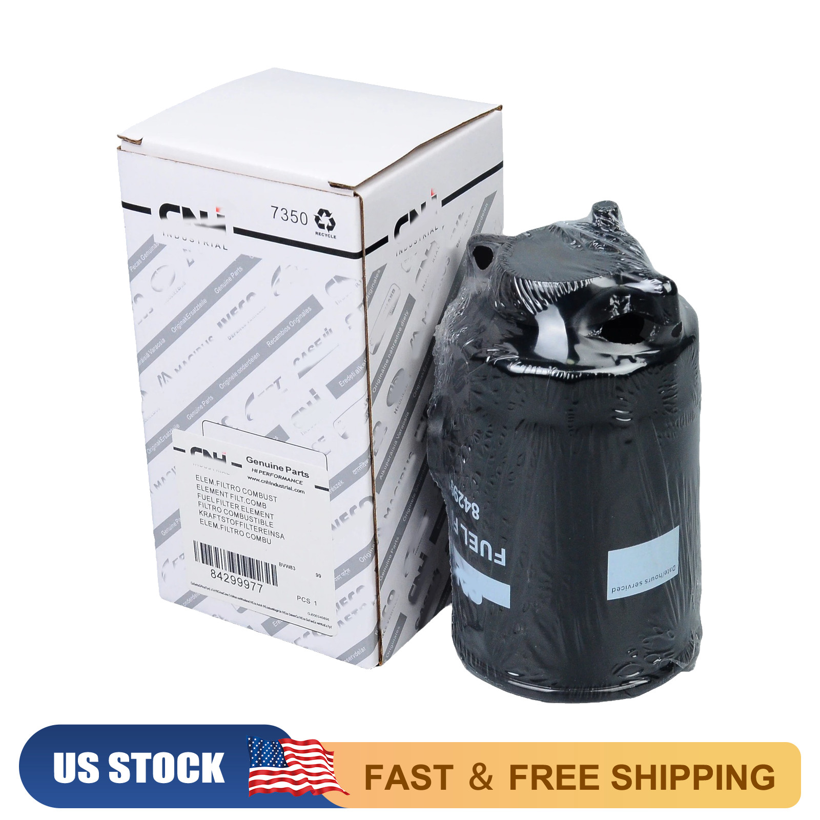 Diesel Fuel Filter Replacement For CNH 84299977 Case IH New Holland