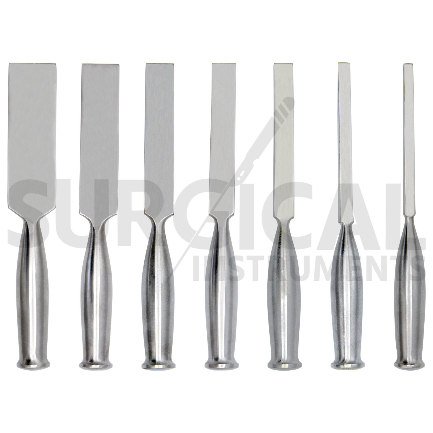 7 Pieces Set of Smith-Peterson Osteotomes Orthopedic Surgical German Grade