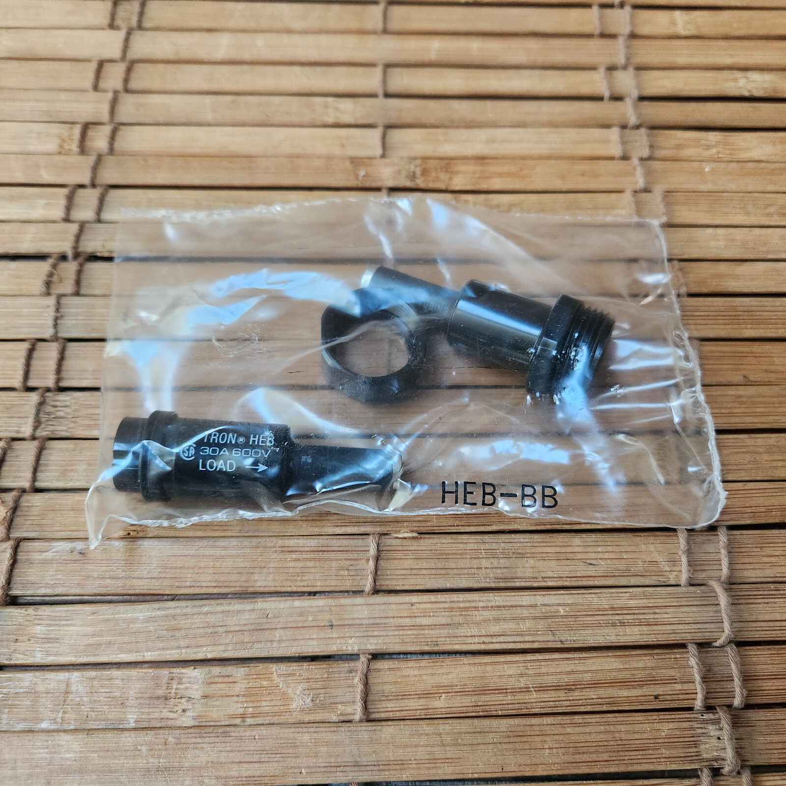 BUSSMAN TRON In-the-Line WATERPROOF FUSEHOLDER 30 AMP 600 VOLTS HEB-BB