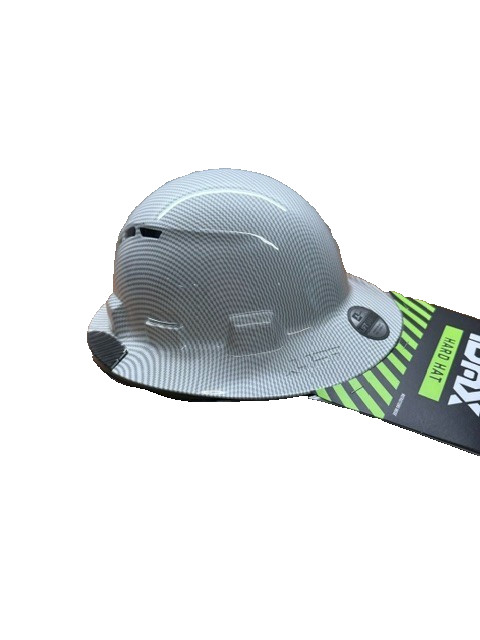 Lift Safety iDAX – Vented Hard Hat – WHITE Carbon HIDV-24CW