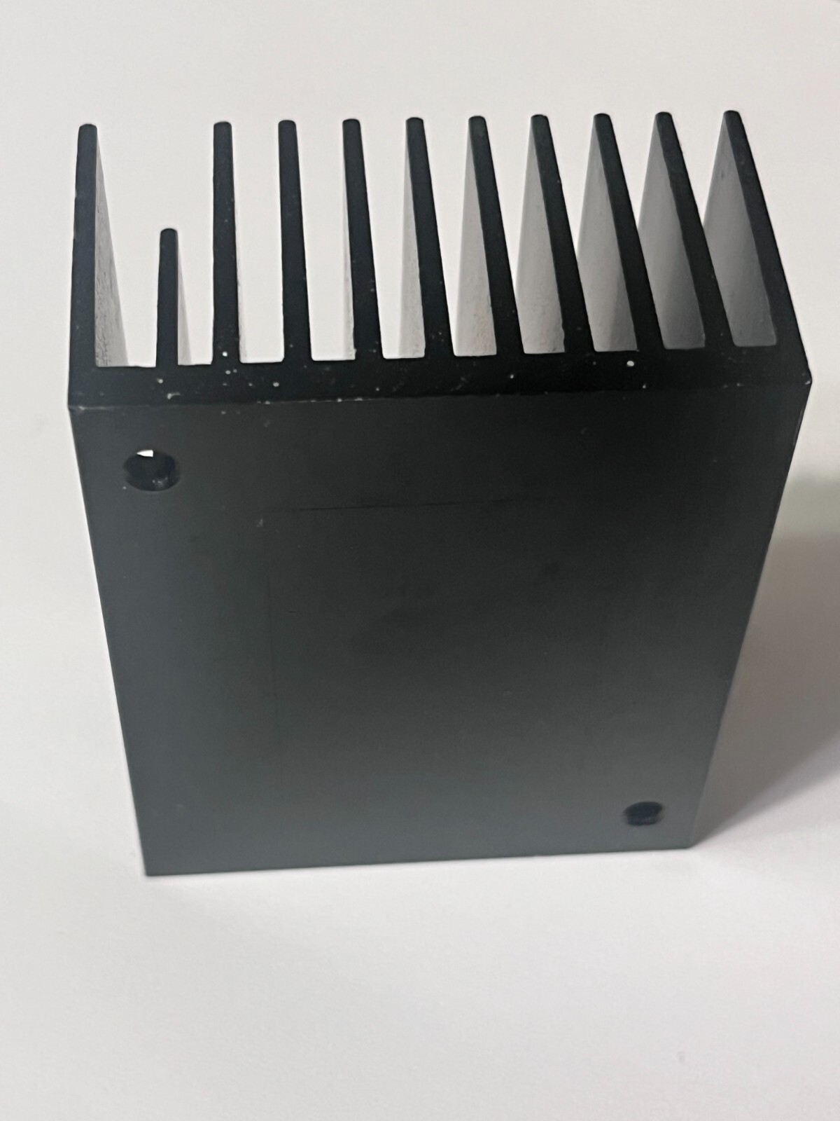 Aluminum Black Powder Coated Finish Heatsink