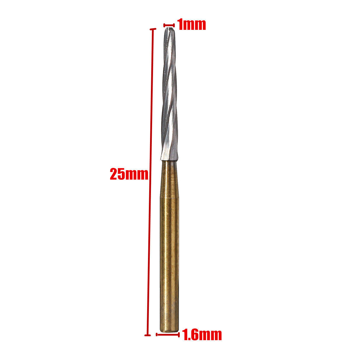 12 Pcs Dental Endodontic Tungsten Carbide Burs Set FG Endo-Z 23mm 25mm 28mm