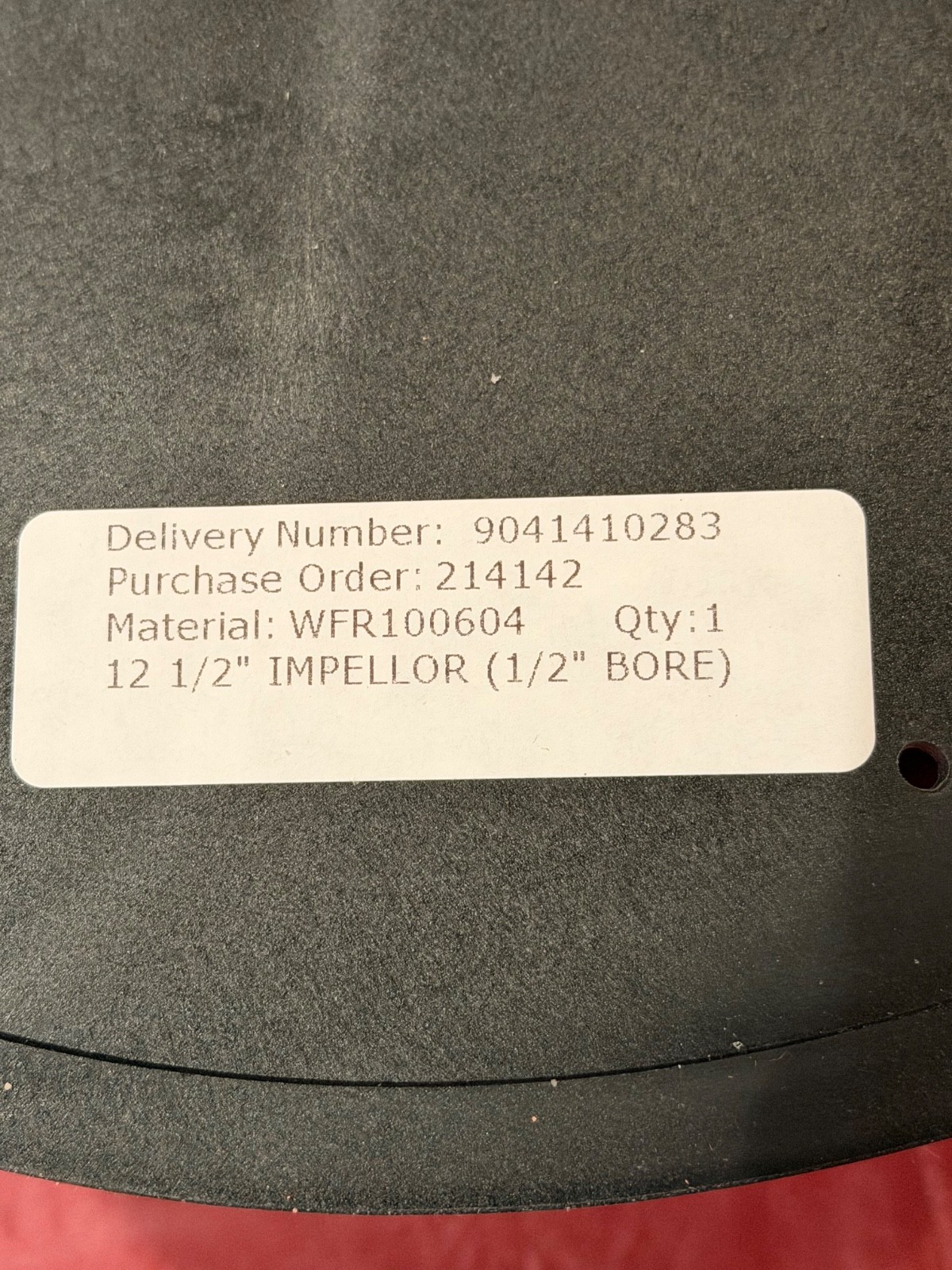 ADC 100604 WFR100604 Blower Wheel 12-1/2″ Impeller 1/2″ Bore