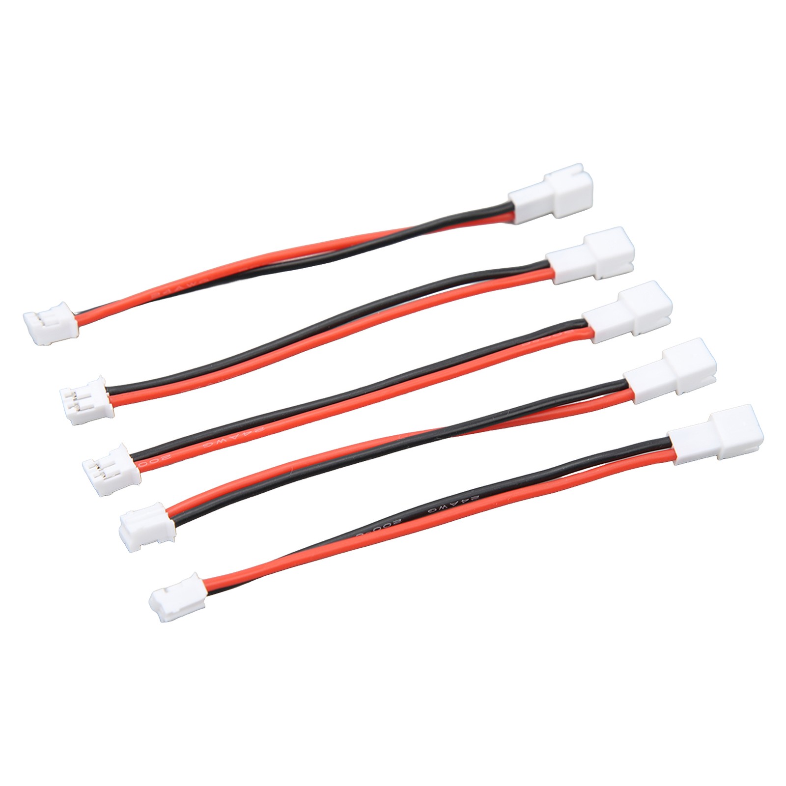 5Pcs PH2.0 2P Battery Adapter Cable For Axial SCX24 1/24 (3.6in)