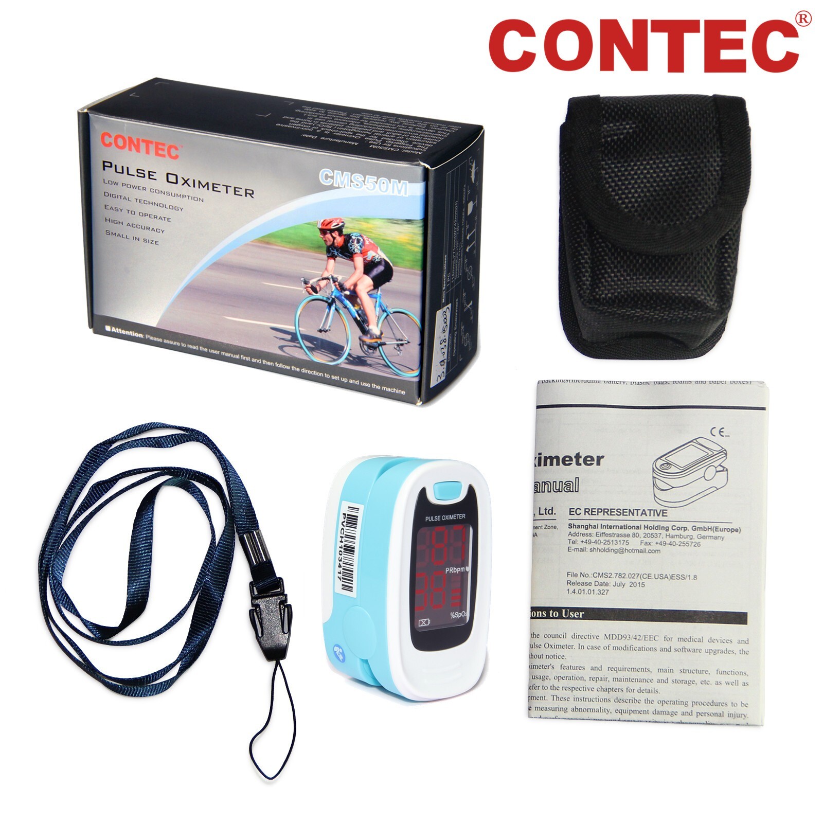 New Finger tip Pulse Oximeter,Blood Oxygen SpO2,PR Heart Rate Monitor,CE FDA,USA