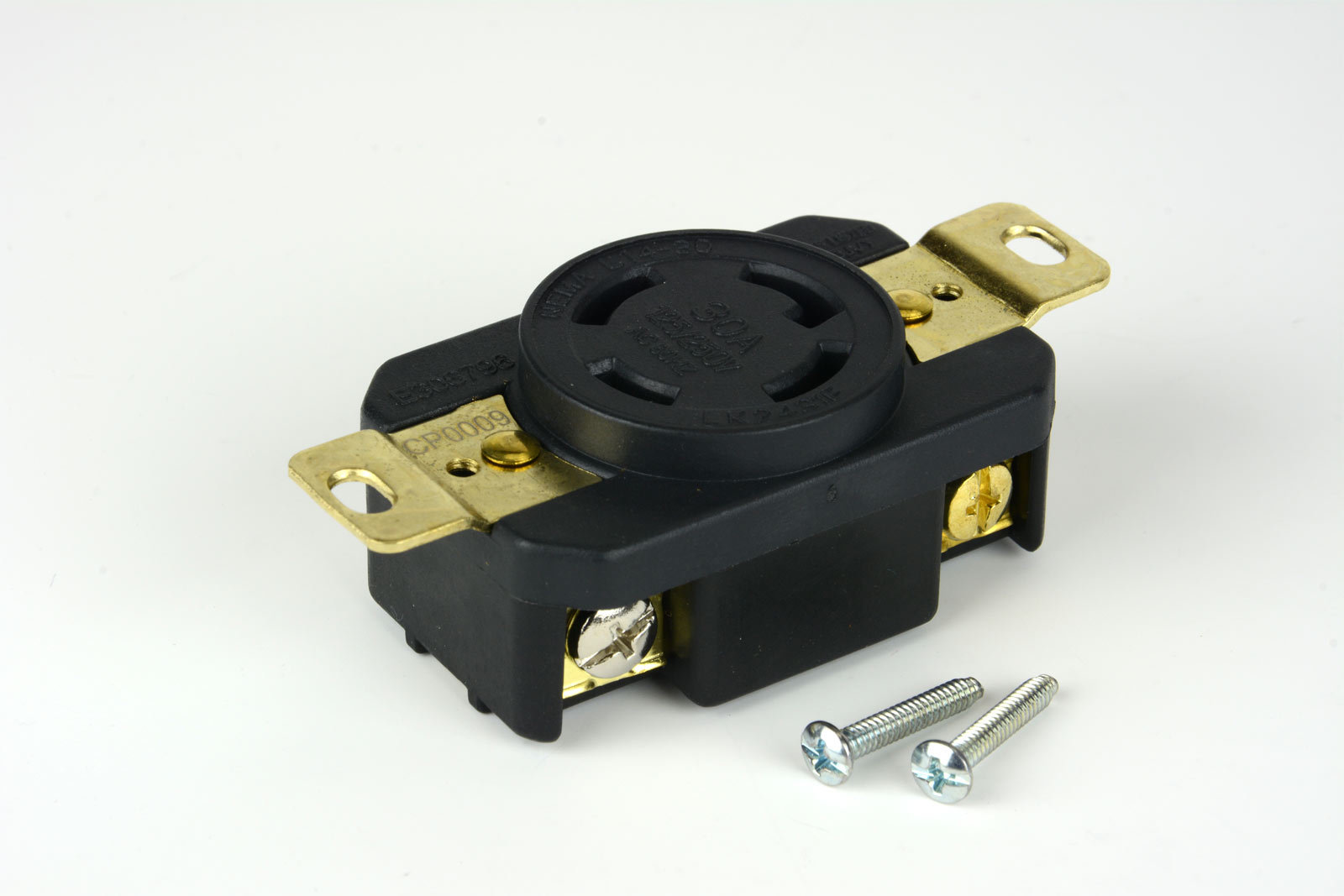 TEMCo NEMA L14-30R Female Receptacle 30A 125/250V Locking UL for Generator