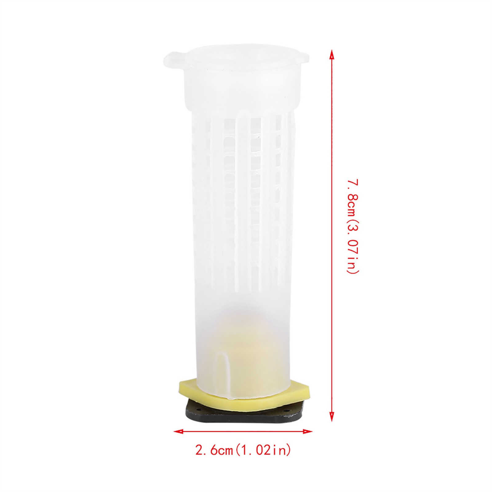 50Pcs Beekeeping Rearing Cup Kit Bee Queen Cages Roller Beekeeper Tool Equipment