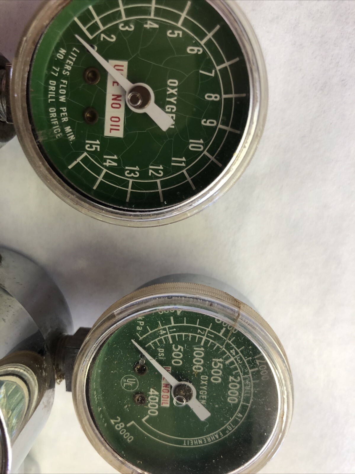 John Bunn Co. Gas Oxygen Regulator Valve Gauge Model 0150 05