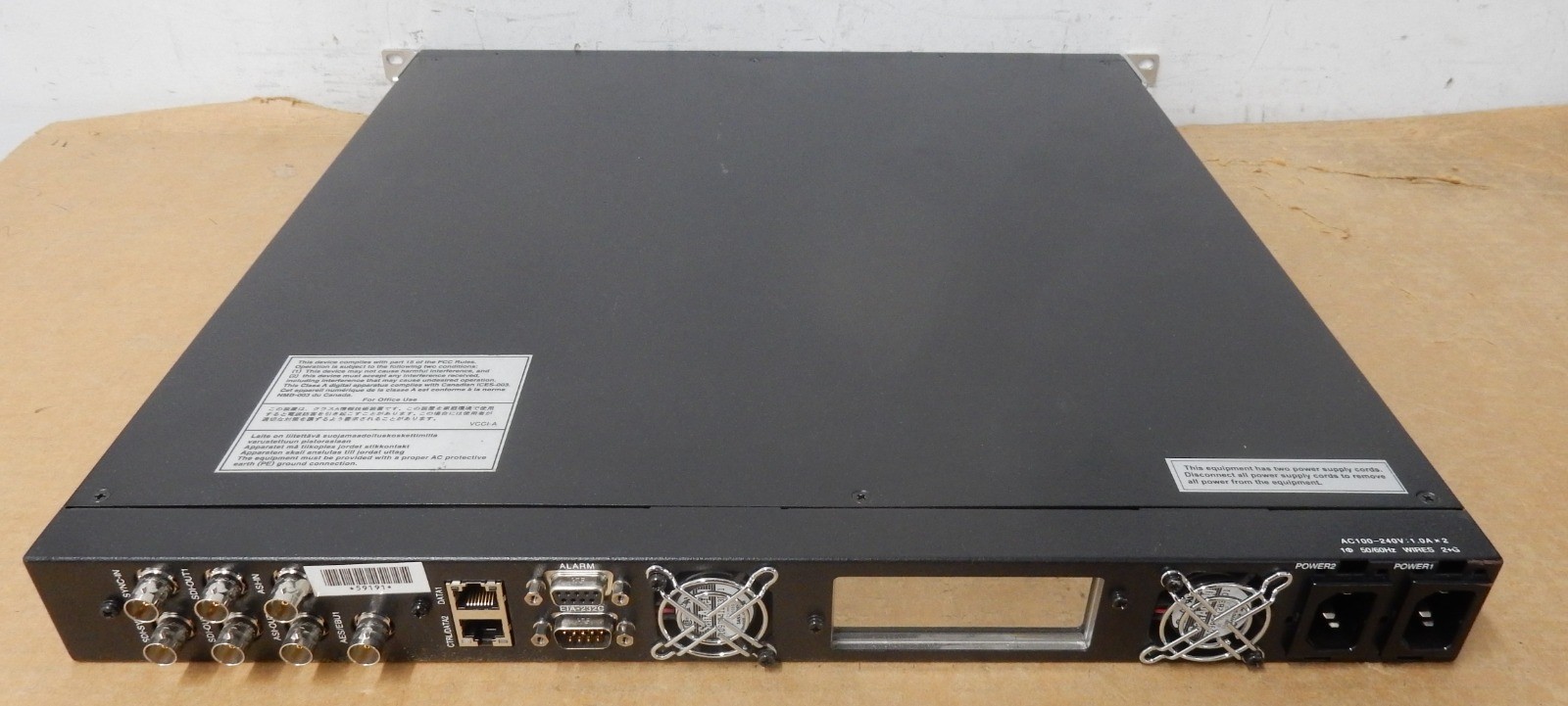 NTT HVD9130 10bit 4:2:2 H.264/AVC & MPEG-2 Decoder – Unit Only