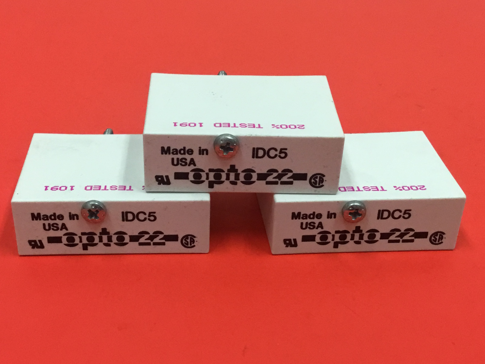 Opto-22 – IDC5 – Input Modules – Lot of (3)