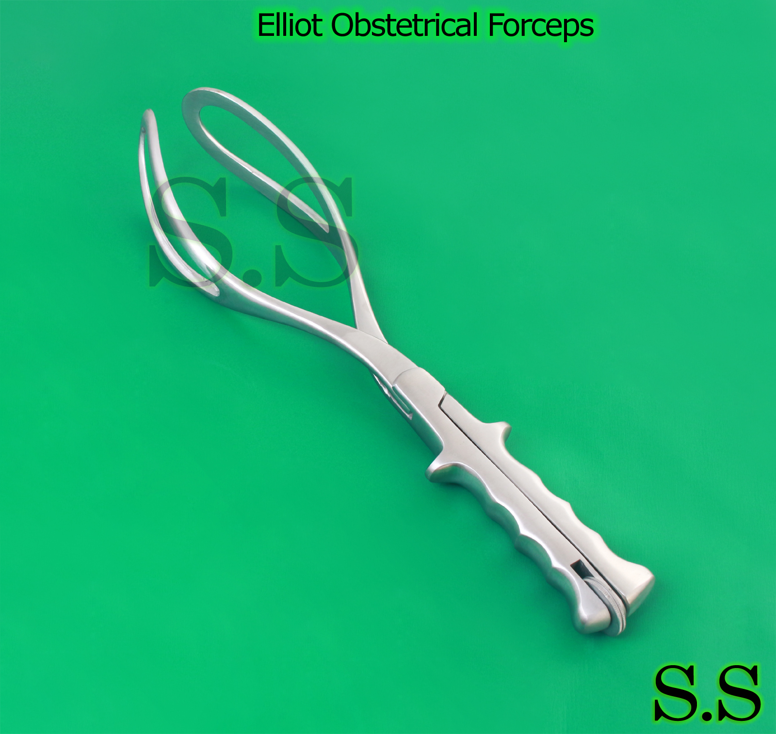 Elliot Obstetrical Forceps 38cm Gynecology INSTRUMENTS