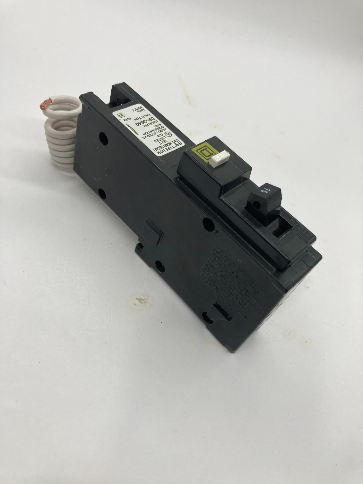 Homeline HOM115CAFI 15Amp 1 Pole 120V Plug On CAFI Combination Arc Fault Breaker