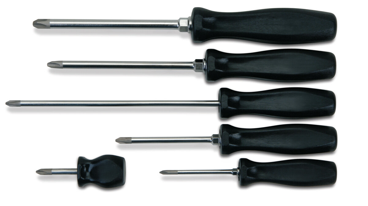 6pc ENDUROGRIP™ Phillips® Screwdriver Set – Round Blade Phillips® Williams® USA