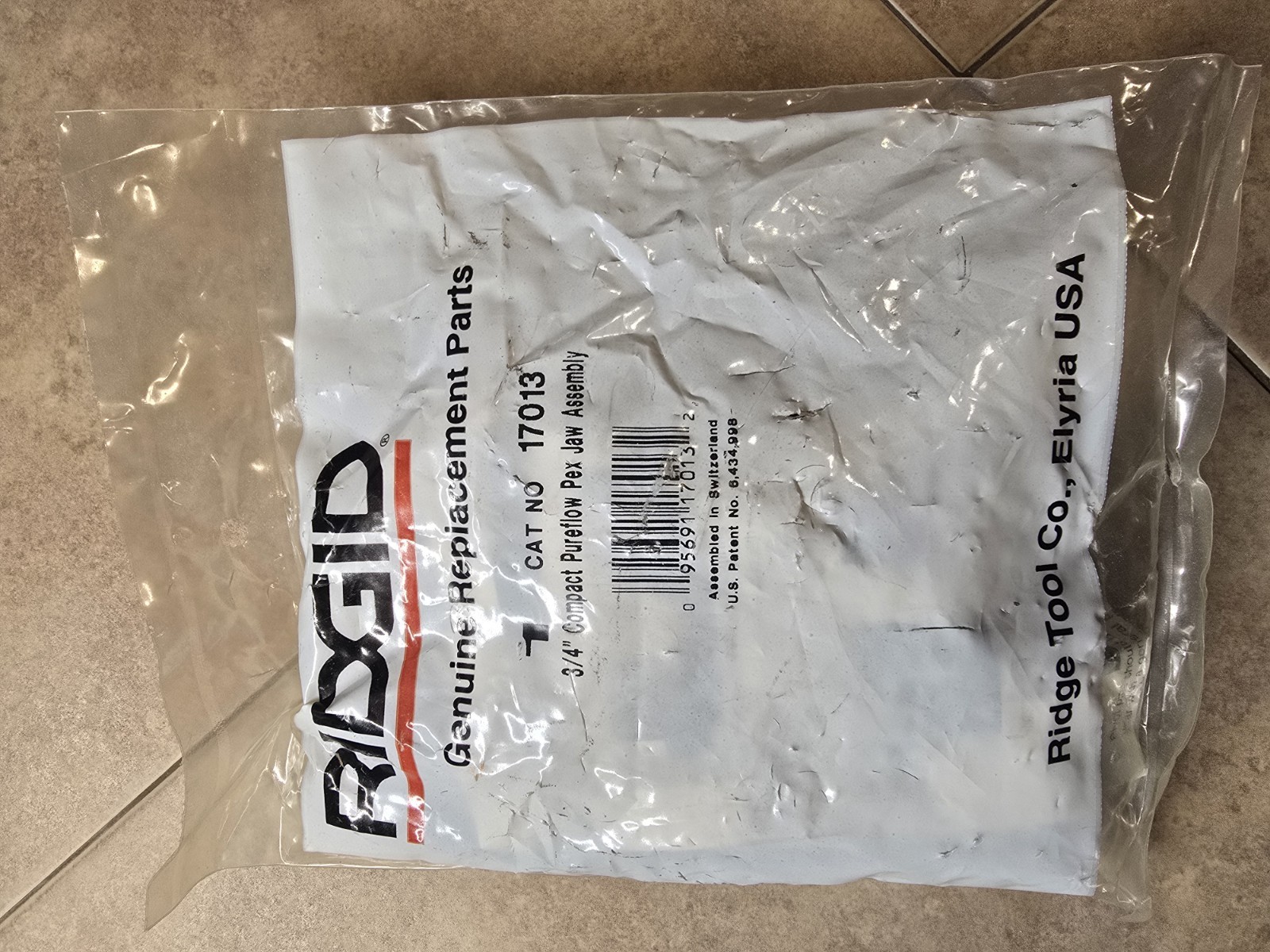 RIDGID 17013 3/4 Compact PEX Press Jaw for PureFlow Systems
