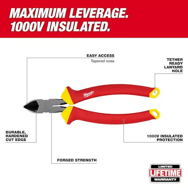 Milwaukee 48-22-2215 1000V Insulated Electricians Hand Tool Set – 5 PC