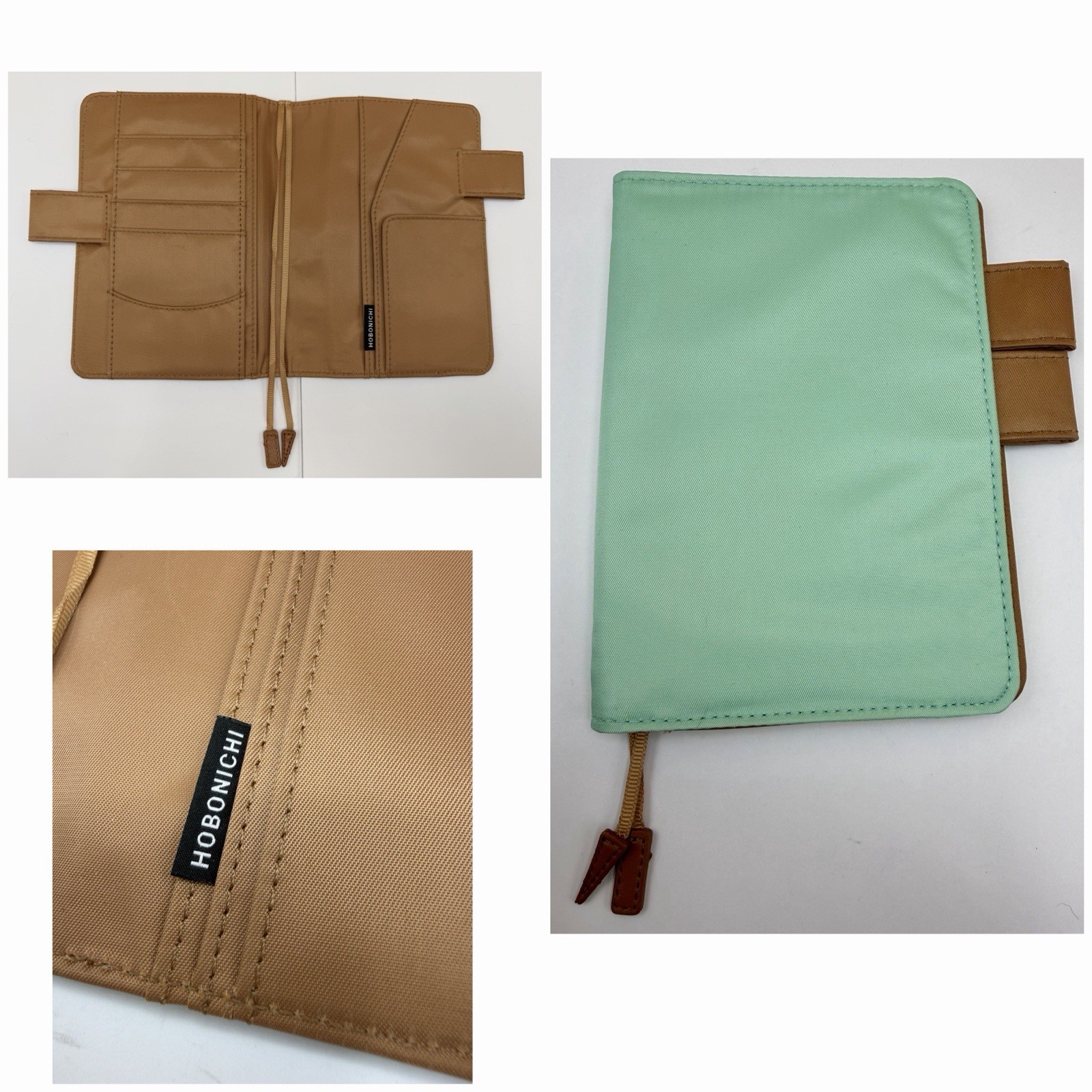 Hobonichi Techo A6 Colors Willow Tree Cover Mint Green Camel Japan