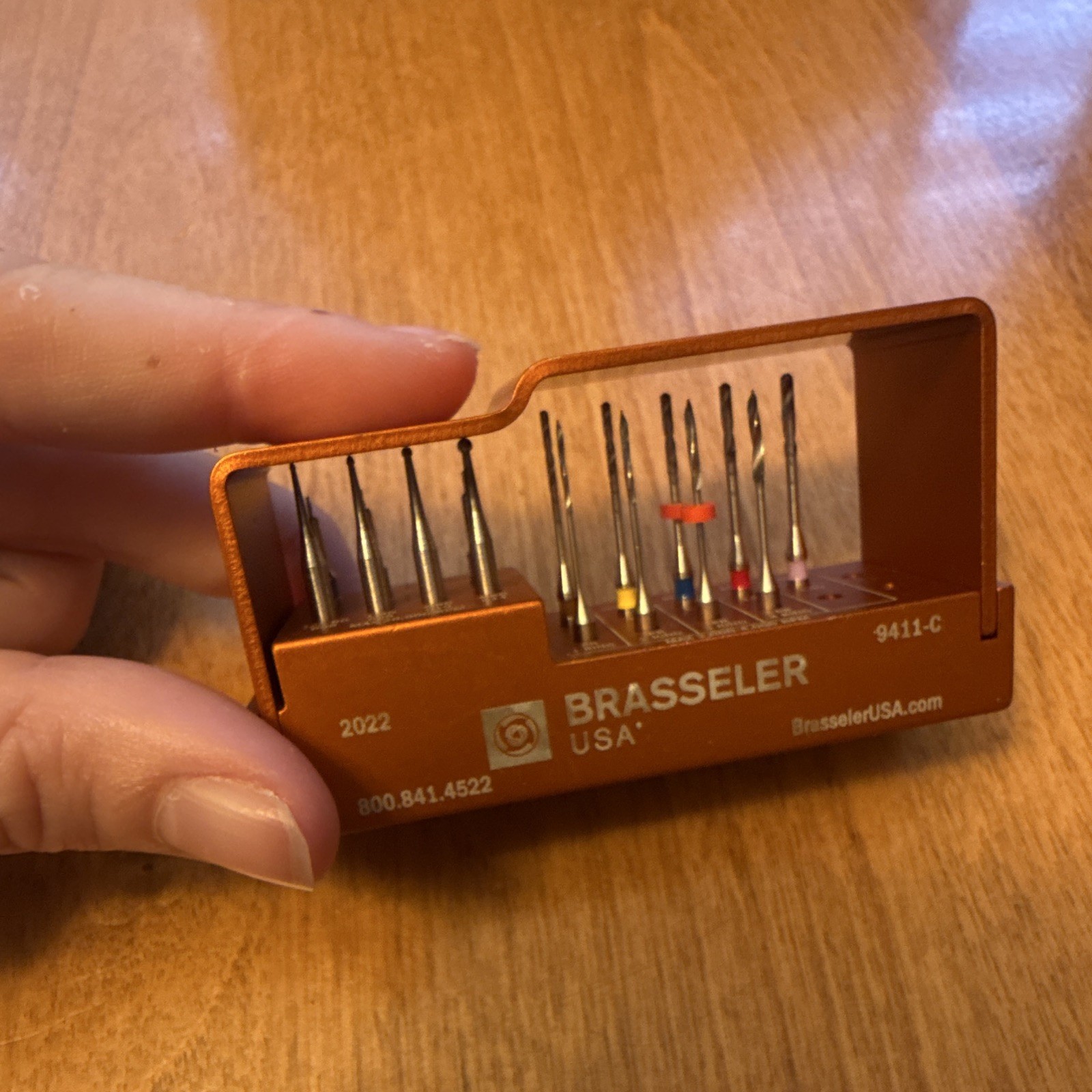 Brasseler USA 9411-C Dental Bur Kit RA Latch-Type, pin/post/core Dentistry