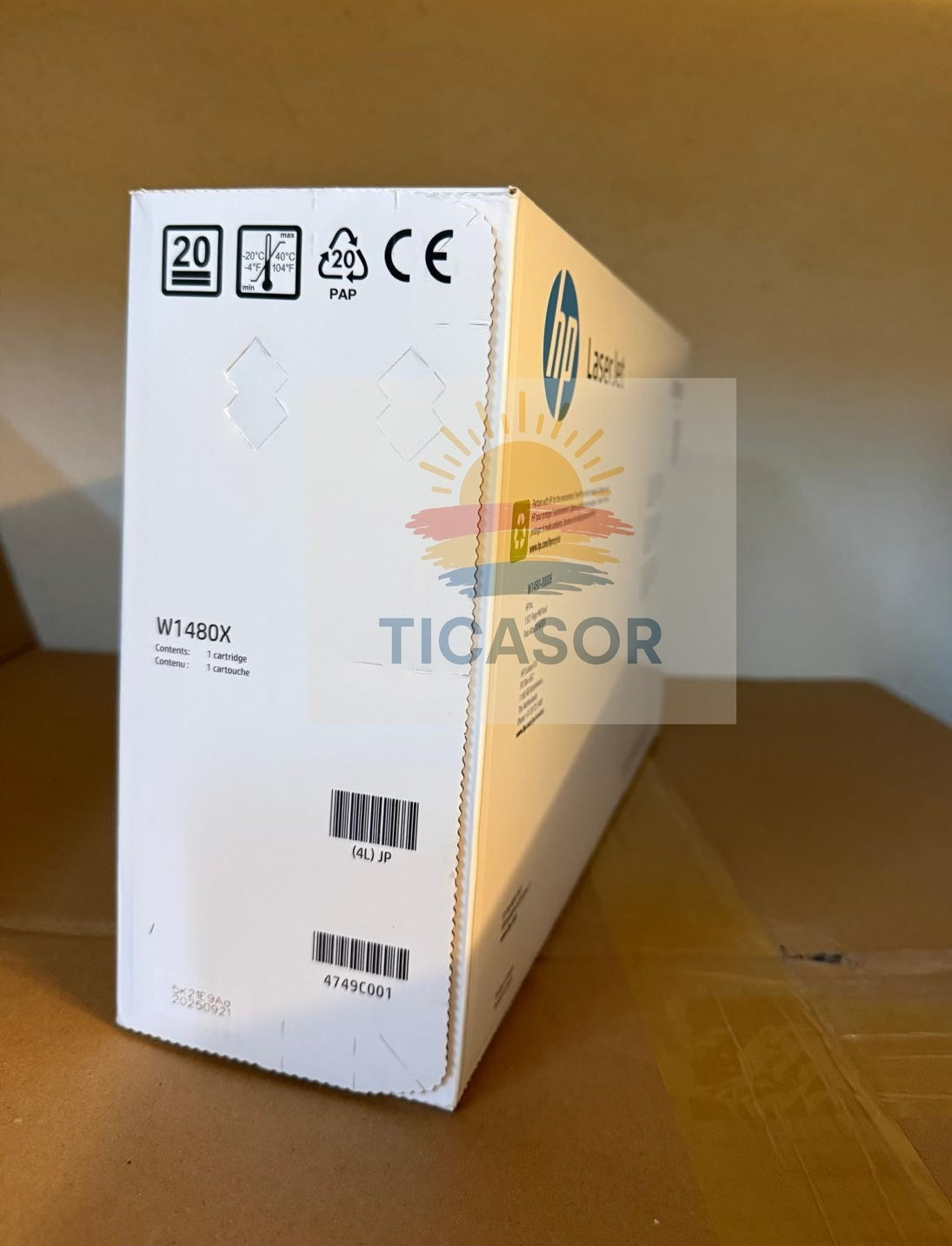 HP 148AX LaserJet Toner Cartridge, W1480X