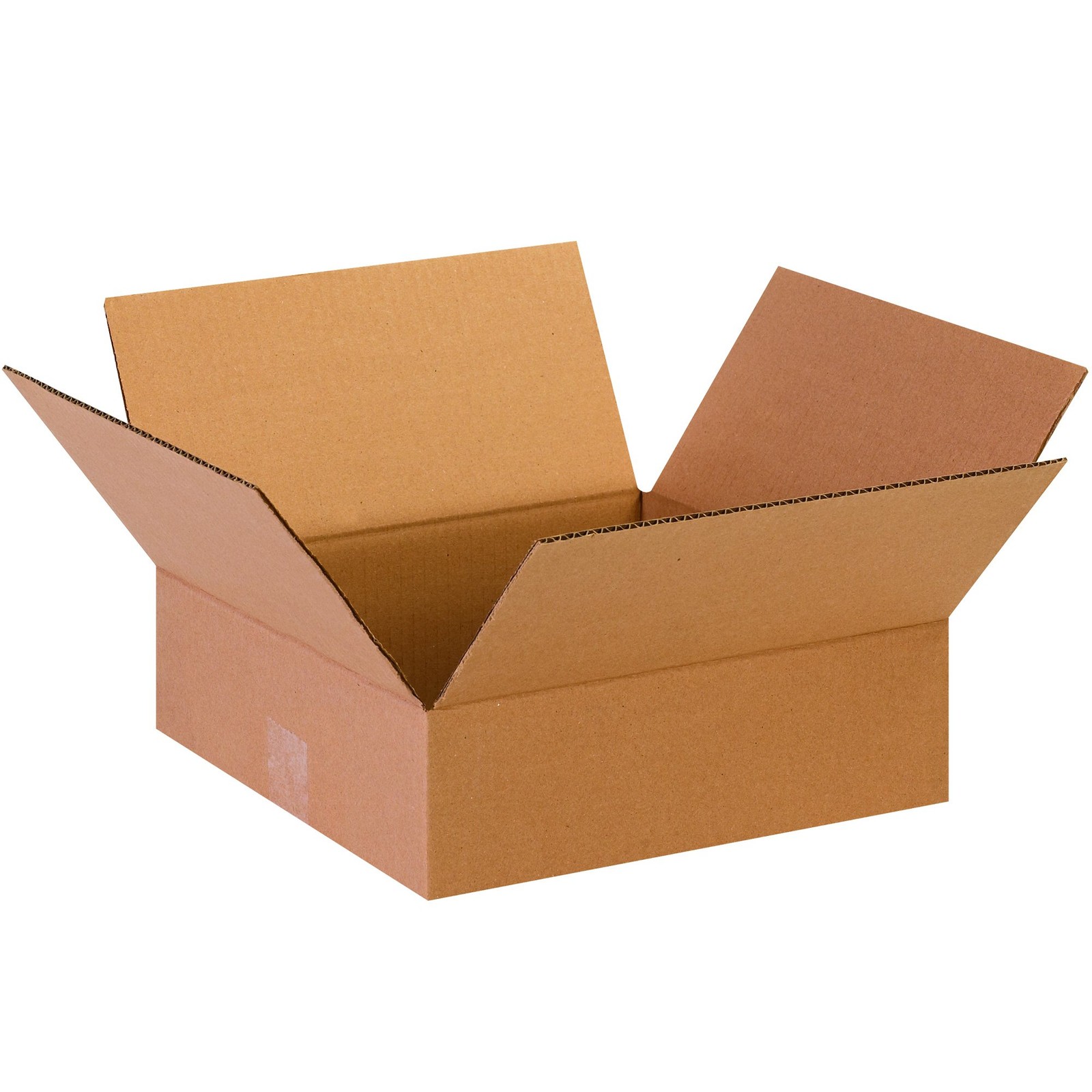 13 x 13 x 4 Corrugated Cardboard Boxes, Flat 13″L x 13″W x 4″H, Pack of 25 | …
